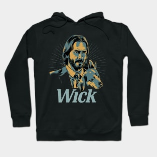 John Wick and dog Hoodie